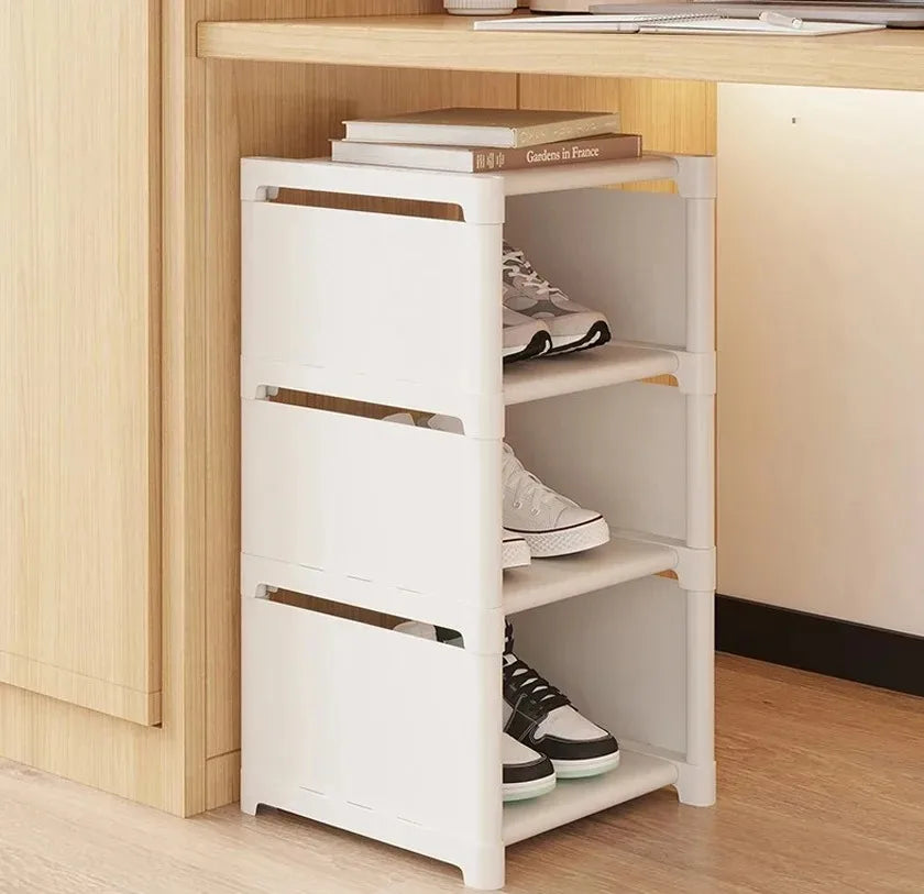 Slim Stackable Shoe Organizer – 7-Tier Space-Saving Storage