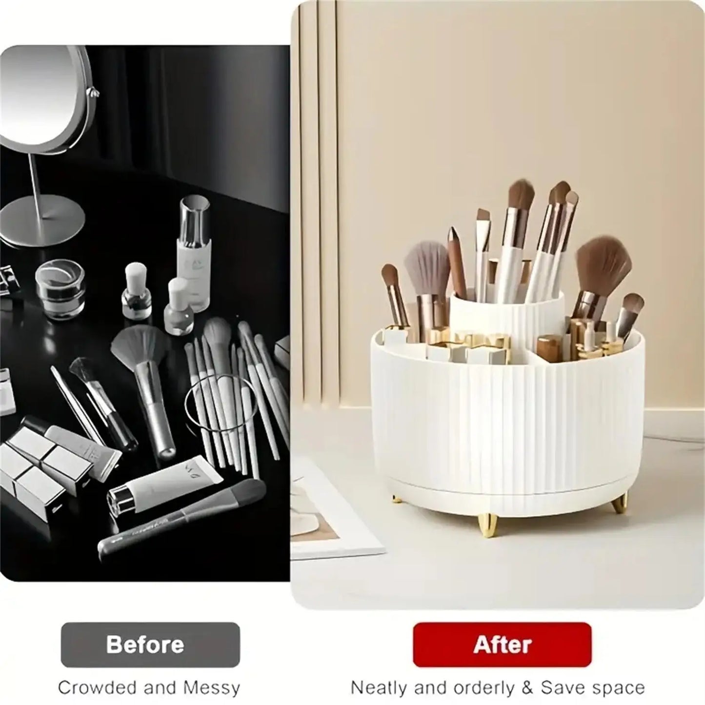 360° Rotating Makeup & Beauty Organizer