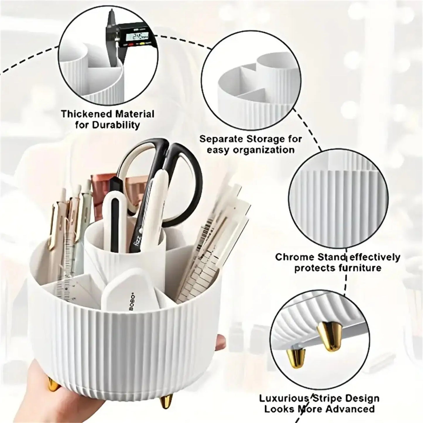 360° Rotating Makeup & Beauty Organizer