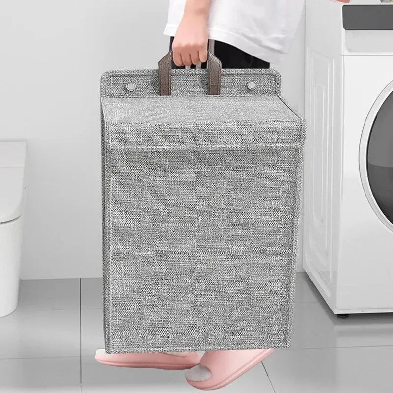 Foldable Wall-Mounted Laundry Basket