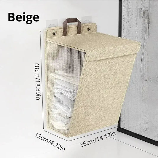 Foldable Wall-Mounted Laundry Basket