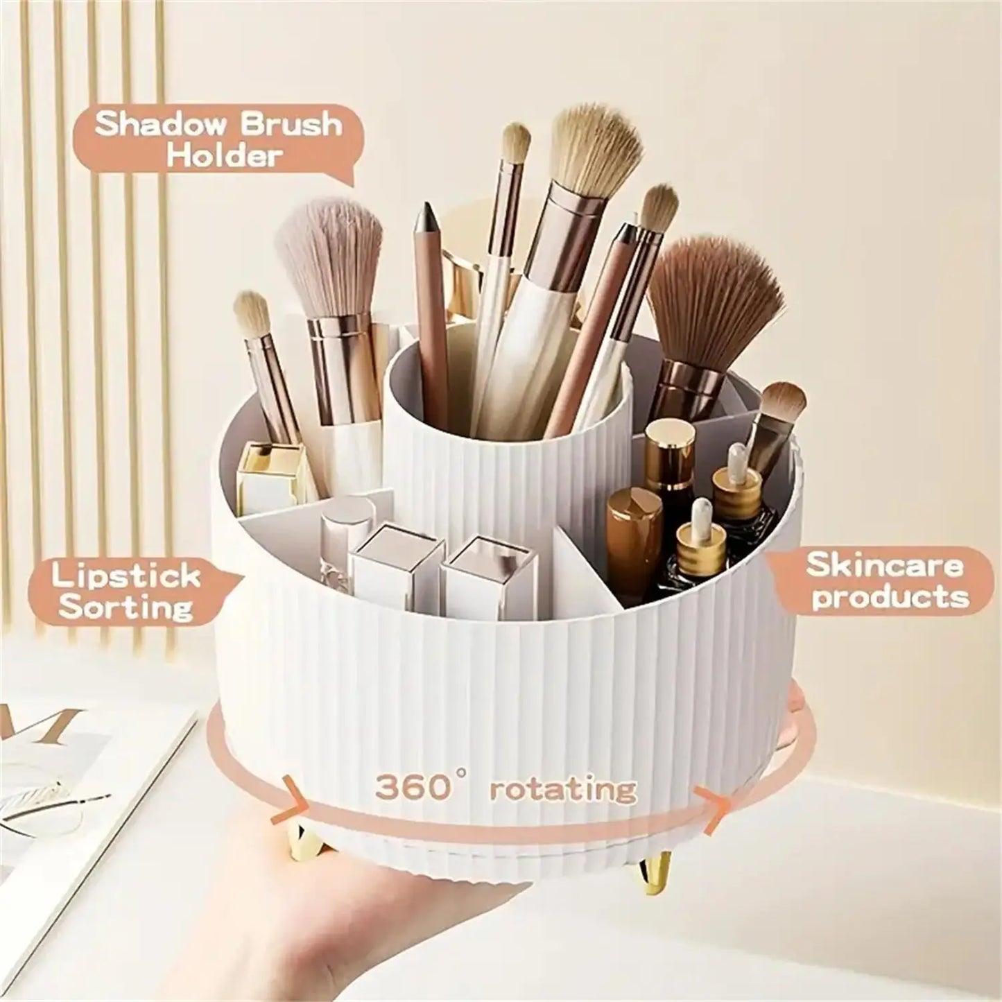 360° Rotating Makeup & Beauty Organizer